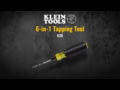 Klein Tools 6-in-1 Tapping Tool, Cushion Grip