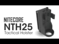 Nitecore NTH25 Rotary Flashlight Holster with Adjustable Belt Clip