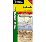 Image of National Geographic Badlands National Park Trail Map