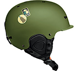 Image of Spy Optic Galactic Mips - Spy Optic - Olive Graphic Alien Matte Snow Helmet A2976655