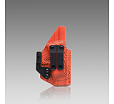 Image of 945 Industries KYDEX HOLSTER INSIDE THE WAISTBAND IWB NO LIGHT/LASER TOPO DEMO ORANGE 303856D3