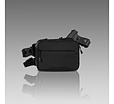 Image of 945 Industries QAPL CORDURAR CONCEALMENT BAG LARGE BLACK WITH KYDEX HOLSTER CEF89AA1