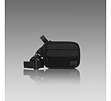 Image of 945 Industries QAPS CORDURAR CONCEALMENT BAG SMALL VELCRO FRONT BLACK WITH IWB ADAPTER 0EE08BA1