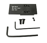ADE Advanced Optics Optic Mount Plate, Ruger SR9, SR9c, SR40, SR40c, and SR45 Pistols, Black, Ruger SR9 Plate