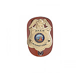 Image of Aker Leather Model 590 Clip-on Federal Badge Holders