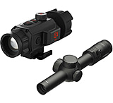 Image of ATN TICO 6 1x25mm Thermal Clip On and Leupold Mark 4HD 1-4.5x24 Rifle Scope