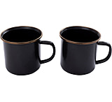 Image of Barebones Enamel Charcoal Cup Set