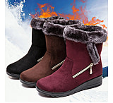 Image of Battling Blades Fur Lined Flock Winter Boots - Women's