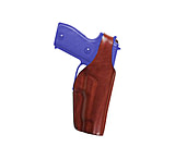 Bianchi 19L Thumbsnap Belt Slide Holster, Ruger P90 DC/Ruger P89 DC/Ruger P91 DC/Ruger P89 DAO/Ruger P90 DAO/Ruger P91 DAO, Right Hand, Plain, Tan, 15651