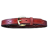 Image of Bianchi B24 Fancy Stitched Belts, Waist Size - 28in, Tan Leather