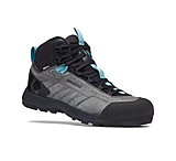 Black Diamond Missn Leather Mid WP Approach Shoes - Women's, Steel Grey/Costal Blue, 10, BD58002793751001