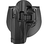 BlackHawk CQC SERPA w/Beltloop & Paddle Holsters, Glock 20/Glock 37/Glock 21/Smith & Wesson M&P 45L, Left Hand, Matte, Black, 410513BK-L