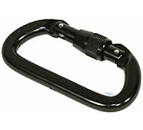 BlackHawk Screw-Lock Carabiner, 7/1 6in, Aluminum, Black, 98LC01BK