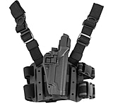BlackHawk SERPA Tactical Level 3 Thigh Holster, Colt 1911, Right Hand, Matte, Black, 430603BK-R