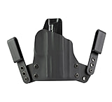 BlackPoint Tactical Mini Wing Kydex IWB Holster, Fits Sig P365 X-Macro, With 1.75 in Belt Loops, Right Hand, Black, 151956