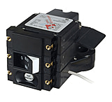 Image of Blue Sea Systems A-Series ELCI Main Circuit Breaker - Double Pole 120V AC 30A - Flat Rocker