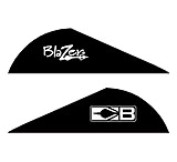 Image of Bohning Blazer Vanes 2" Solid Black 36pk