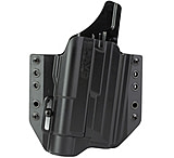 Bravo Concealment OWB BCA Light Bearing Holster W/1.5 in Belt Loops, S&W M&P 9/40 Full Size W/Streamlight TLR-1, Right Hand, Polymer, Black, BC30-1007