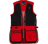 Image of Browning Bg Mesh Shooting Vest R-hand Youth's Medium Black/red