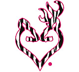 Image of Browning Buck Heart 10in Decal