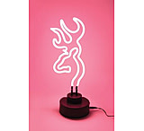 Image of Browning Eyewear Pink Buckmark Neon Light