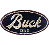 Image of Buck Knives Oval Tin Tacker Sign
