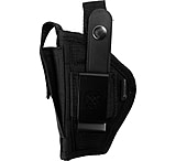 Bulldog Cases & Vaults Belt And Clip Ambi Holster, Ruger LC9/Glock 42/Glock 43/Smith & Wesson M&P Bodyguard 380, Ambidextrous, Plain, Black, FSN-20