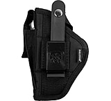 Bulldog Cases & Vaults Belt And Clip Ambi Holster, Taurus Millennium Pro, Ambidextrous, Plain, Black, FSN-3