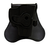Bulldog Cases &amp; Vaults Rapid Release Polymer Holster W/Paddle, Right Hand, Black, RR-LCP