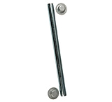 Image of C.E. Smith Package Roller Shaft 1/2" x 6-1/4" w/Cap Nuts