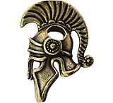 Image of Coeburn Tool Brass Spartan Helmet Bead