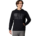 Columbia Trek Graphic Hoodie - Men's, Black/Treeline Flag Graphic, Medium, 2018491014-M
