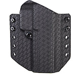 Comp-Tac Basket Weave Warrior Owb Kydex Holster, SIG Sauer P320 Full Size/SIG Sauer P320 RX, Right Hand, Basketweave, Black, C847SS189R00N