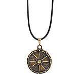 Image of Condor Tool and Knife Viking Forest Shield Necklace