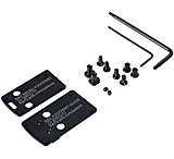 Crimson Trace Dovetail Glock Full Size/42/43/48 Mount Red Laser Sight Adaptor Plate Kit, Crimson Trace CT RAD, Black, 01-3000186