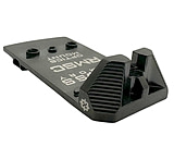 Cross Armory Rear Sight Dove Tail Adapter Plate, RMSc, Black, CRDVADAPTER