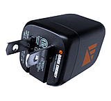 Dark Energy PD-enabled 20W AC adptr w/USB-A and USB-C, Black, PD20WAC2