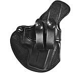 DeSantis Cozy Partner Leather IWB Holster, Kahr P45, Glock 26, 27, 33, S&W CS9, Walther PPS, Left Hand, Plain, Black, 028BBE1Z0