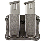 DeSantis Quantico Double Mag Pouch Belt Holster, Most Double Stack 9mm/.40 Cal., Ambidextrous, Kydex, Black, A87KJJJZ0