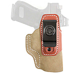 DeSantis Transit Leather IWB Holster, Glock, Walther, SIG Sauer, Heckler & Koch, Ambidextrous, Kydex, Natural, 215NJB6Z0