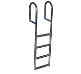 Image of Dock Edge Welded Aluminum Fixed Wide Step Ladder