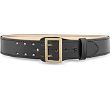 Image of DutyMan 2-1/4inch Plain Leather Sam Browne 2-row Stitch Duty Belt With Gold Buckle DTY-1011-36-9002