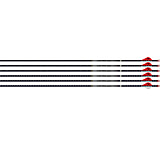 Image of Easton 4mm FMJ 340 Arrows w/2in Blazer Vanes