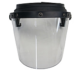 ExecDefense USA Riot Visor , Compatible with picatinny side rails, Transparent, Universal Size, E-RV-PR