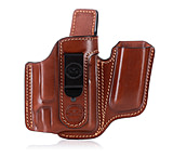 Image of Falco Holsters Appendix Concealed Carry Leather Holster for Guns with Light and with Magazine Pouch E817ABEE