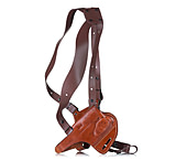 Image of Falco Holsters Outlet Leather Horizontal Shoulder Holster with Counterbalance for Guns with Lasers or Lights Plus Red Dot Sights / Convertible to OWB 1897583F