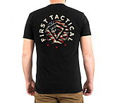 First Tactical Stars and Stripes Spear T-Shirt - Men's, Black, Extra Large, 112555-019-XL