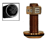 Image of Furuno Bronze Thru-Hull Temp Sensor 6-Pin