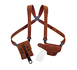 Galco Classic Lite 2.0 Shoulder System Leather Shoulder Holster, Glock 43, G43X, G48 MOS, Right Hand, Natural, CL2-800R