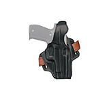 Galco Fletch High Ride Belt Leather Holster, Glock 19/Glock 23/Glock 32/FN FNS-9/FN FNS-40, Left Hand, Black, FL227B